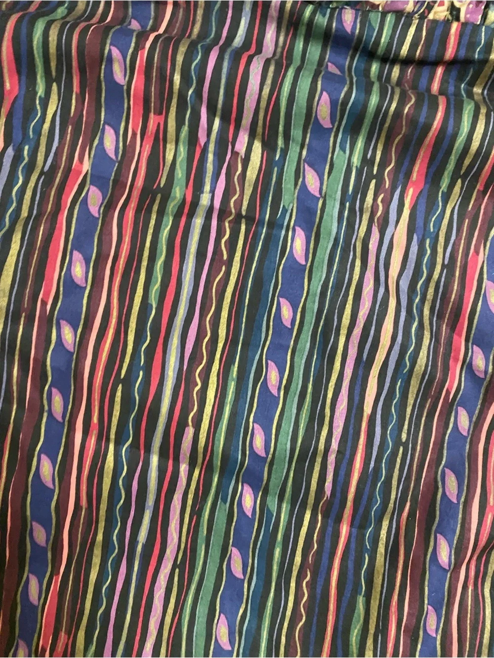 2 ViTG 90s Grandmillennial King Mix Print Jewel Tone Ruffle Trim Pillow Shams